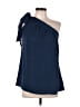 Unbranded Blue Sleeveless Blouse Size L - photo 1