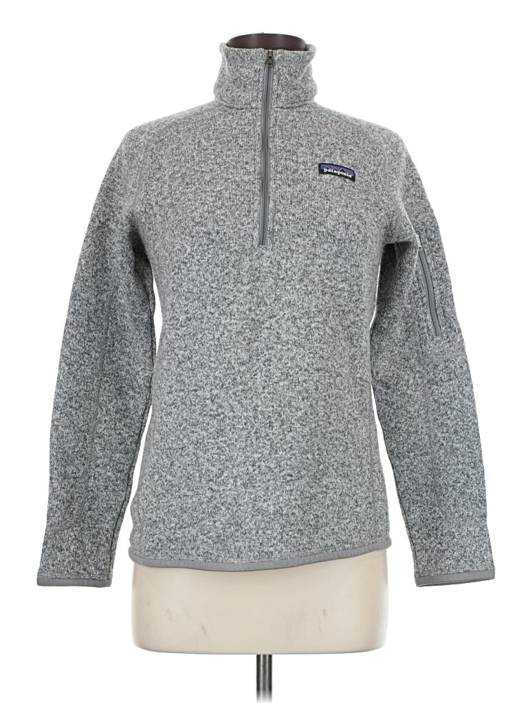Pre-owned Patagonia Fleece Jacket In Gray