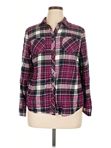 DressBarn Long Sleeve Button-Down Shirt (view 1)