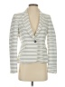 Zara Basic 100% Acetate Stripes Ivory White Blazer Size S - photo 1