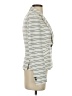 Zara Basic 100% Acetate Stripes Ivory White Blazer Size S - photo 4