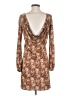 Unbranded Paisley Brown Casual Dress Size S (estimated) - photo 2