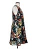 Collective Concepts 100% Polyester Tropical Teal Casual Dress Size S - photo 4