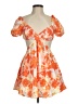 Unbranded Orange Cocktail Dress Size M - photo 1