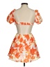 Unbranded Orange Cocktail Dress Size M - photo 2