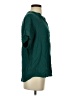 J.Crew 100% Viscose Green Teal Short Sleeve Blouse Size S - photo 4