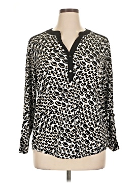 Ny Collection Long Sleeve Blouse