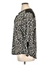 NY Collection Animal Print Black Long Sleeve Blouse Size XL - photo 5