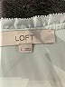 Ann Taylor LOFT 100% Polyester Ivory Short Sleeve Blouse Size L - photo 7