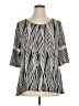 Amana Silver 3/4 Sleeve Blouse Size 1X - photo 1