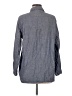 Unbranded 100% Cotton Gray Blue Long Sleeve Button-Down Shirt Size M - photo 2