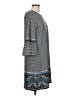 Max Studio Print Gray Casual Dress Size L - photo 4
