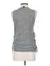 Berenice 100% Linen Gray Sleeveless Top Size S - photo 2