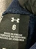 Under Armour 100% Polyester Blue Track Pants Size 6 - photo 3