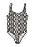 Caution to the Wind Silver Bodysuit Size M - photo 1