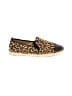 Talbots 100% Leather Animal Print Gold Tan Flats Size 7 1/2 - photo 1
