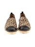 Talbots 100% Leather Animal Print Gold Tan Flats Size 7 1/2 - photo 2