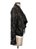 Dolce Cabo 100% Nylon Silver Black Kimono Size S - photo 4