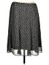 George 100% Polyester Paisley Gray Casual Skirt Size 8 - photo 2