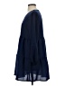 Unbranded Solid Blue Casual Dress Size S - photo 5