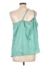 Torrid 100% Polyester Green Sleeveless Blouse Size Lg Plus (0) - photo 2