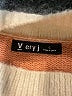 Very J Color Block Tan Pullover Sweater Size L - photo 7