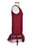 Unbranded Burgundy Sleeveless Top Size S - photo 4
