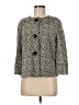 Kim Rogers Signature Animal Print Ivory Coat Size M - photo 1