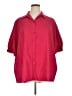 Max Studio Solid Red Short Sleeve Blouse Size XL - photo 1