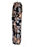 Shein 100% Polyester Tropical Black Casual Pants Size 4 - photo 4