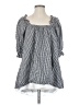Unbranded Checkered-gingham Gray 3/4 Sleeve Blouse Size S - photo 1