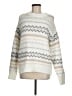 American Eagle Outfitters Chevron-herringbone Ivory Pullover Sweater Size M - photo 1