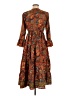 Boemo 100% Polyester Paisley Brown Casual Dress Size M - photo 2