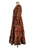 Boemo 100% Polyester Paisley Brown Casual Dress Size M - photo 5