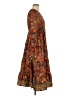 Boemo 100% Polyester Paisley Brown Casual Dress Size M - photo 4