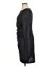 Chaps Solid Gray Cocktail Dress Size XL - photo 5