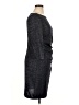Chaps Solid Gray Cocktail Dress Size XL - photo 4