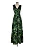 Foxiedox 100% Polyester Tropical Green Cocktail Dress Size S - photo 1