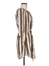 rue21 100% Polyester Stripes Tan Casual Dress Size M - photo 4
