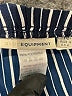 basic equipment 100% Polyester Stripes Blue Casual Pants Size M - photo 4
