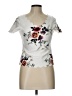 Shein Ivory Short Sleeve Blouse Size L - photo 1