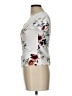 Shein Ivory Short Sleeve Blouse Size L - photo 5