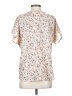 Weston 100% Polyester Ivory Short Sleeve Blouse Size S - photo 2