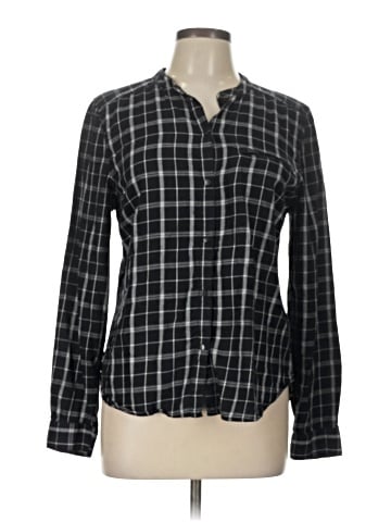 CALVIN KLEIN JEANS Long Sleeve Button-Down Shirt (view 1)