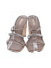 Kaanas Silver Tan Sandals Size 6 - photo 2