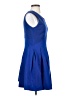 BCBGMAXAZRIA Solid Blue Cocktail Dress Size S - photo 4