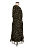 Sam Edelman 100% Polyester Animal Print Yellow Casual Dress Size 12 - photo 4