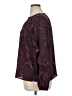 wonderly 100% Polyester Burgundy Long Sleeve Blouse Size XL - photo 5