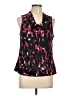 Alfani 100% Polyester Black Sleeveless Blouse Size L (petite) - photo 1