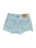 Levi's 100% Cotton Blue Denim Shorts Size 25 waist - photo 2